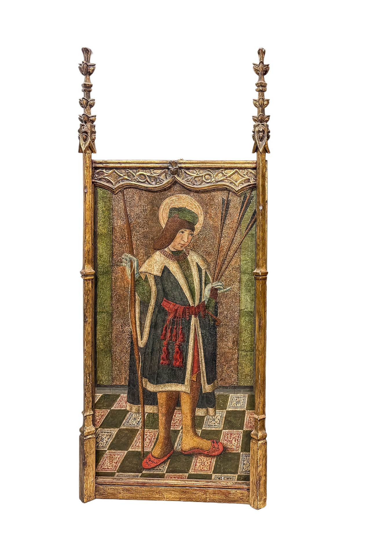 RETABLO GÓTICO CATALÁNO-ARAGONÉS DEL PRIMER CUARTO S. XVI 