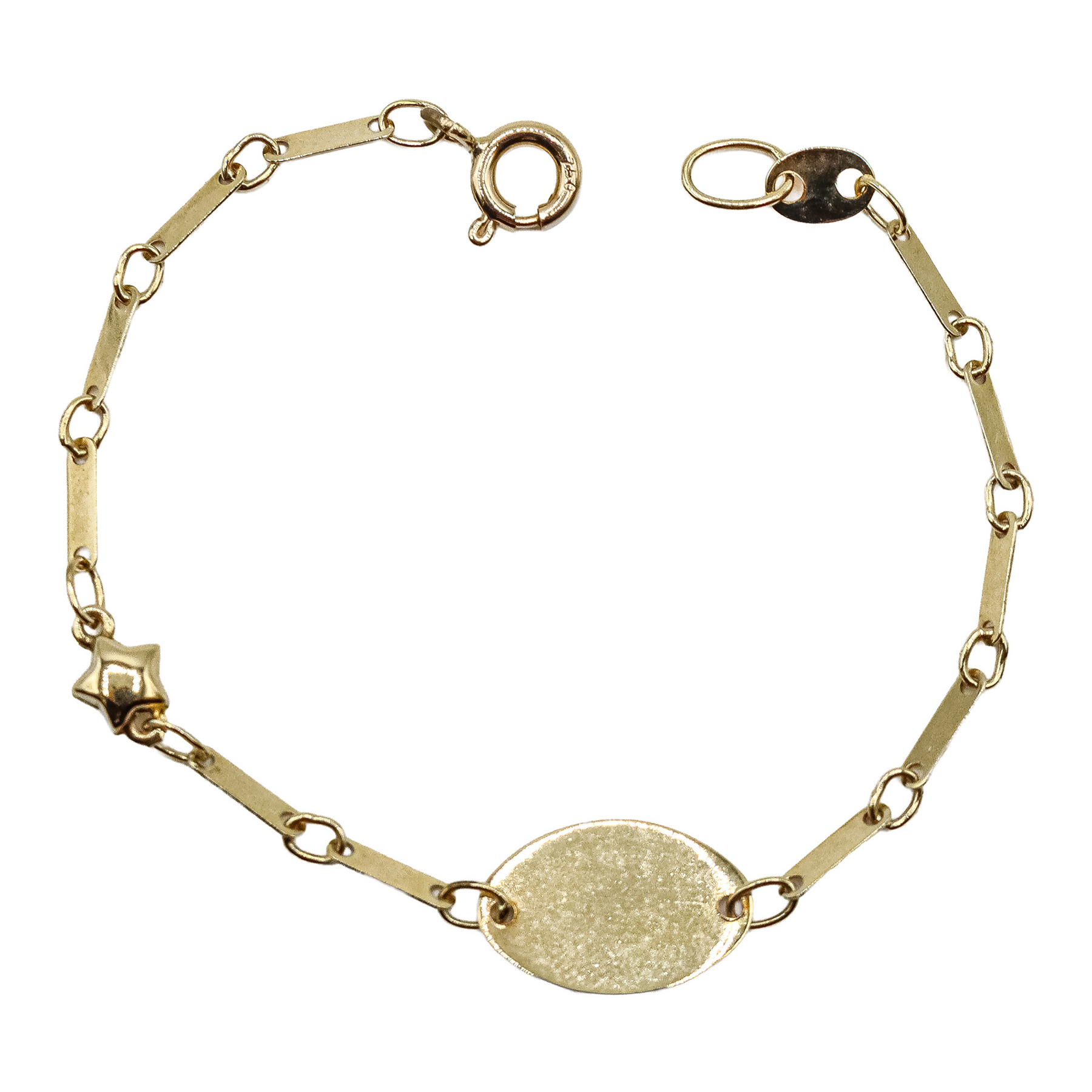 PULSERA CON CHAPA 