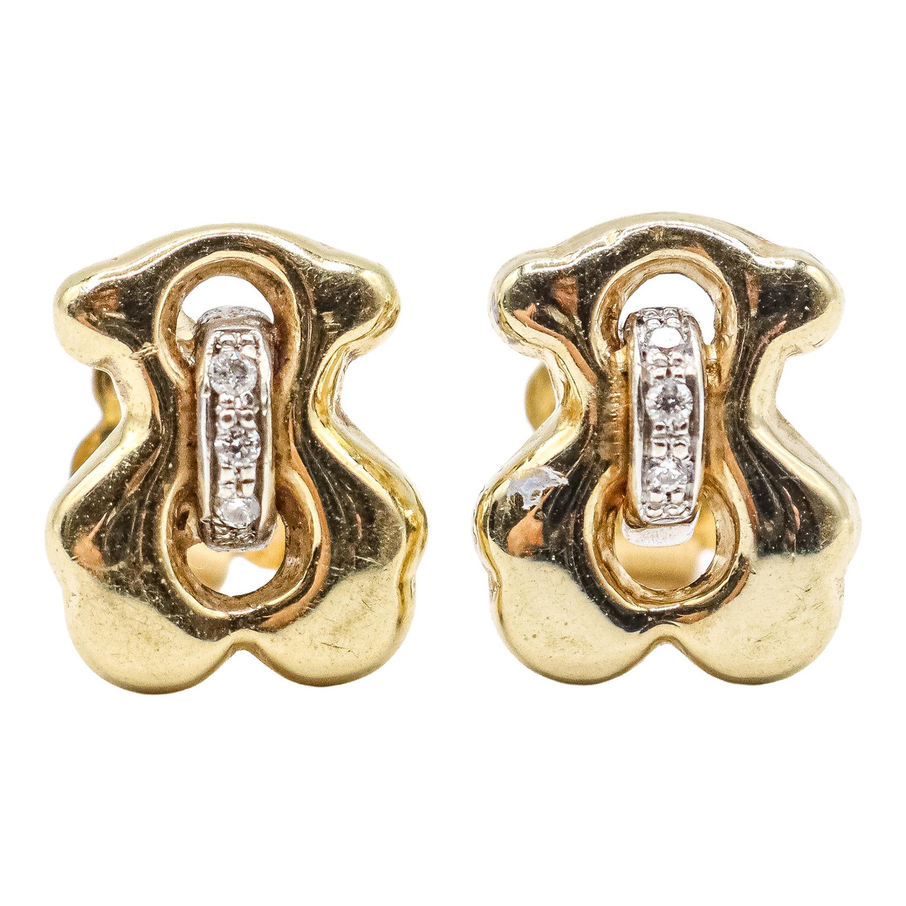 PENDIENTES TOUS CON DIAMANTES