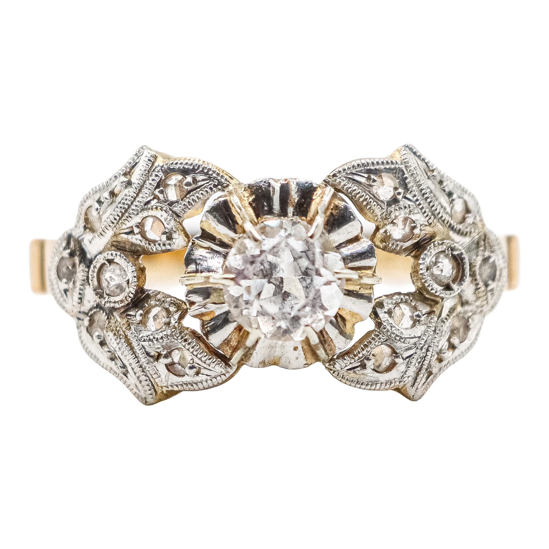 SORTIJA DE LOS AÑOS 30