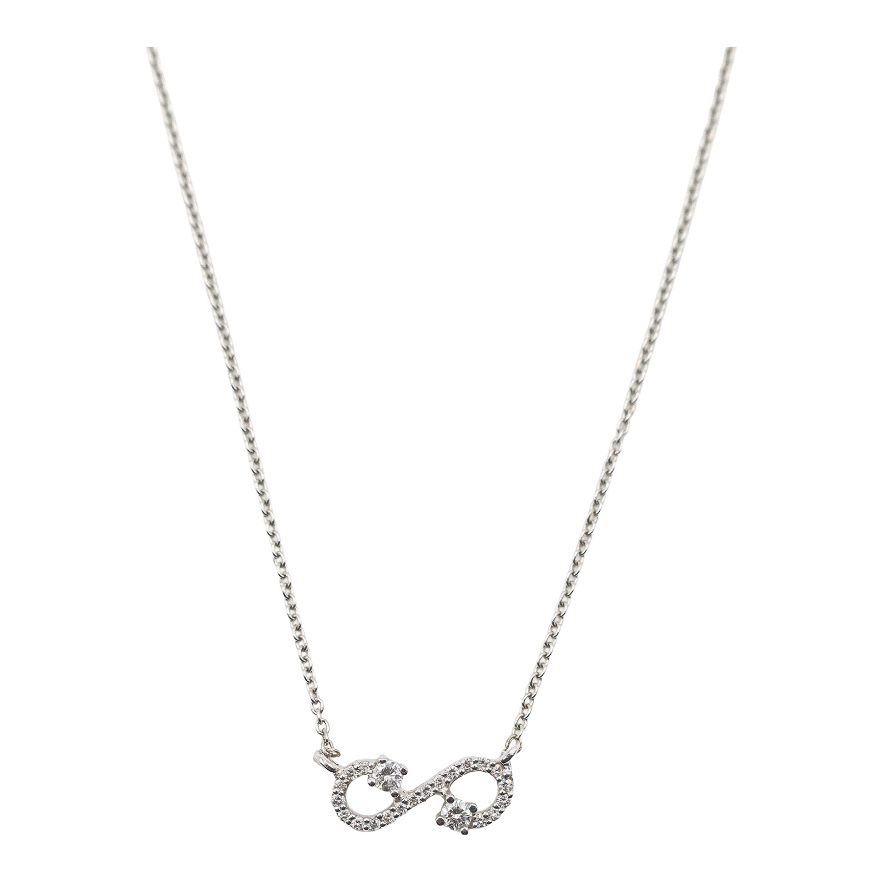 COLGANTE AMOR INFINITO CON BRILLANTES