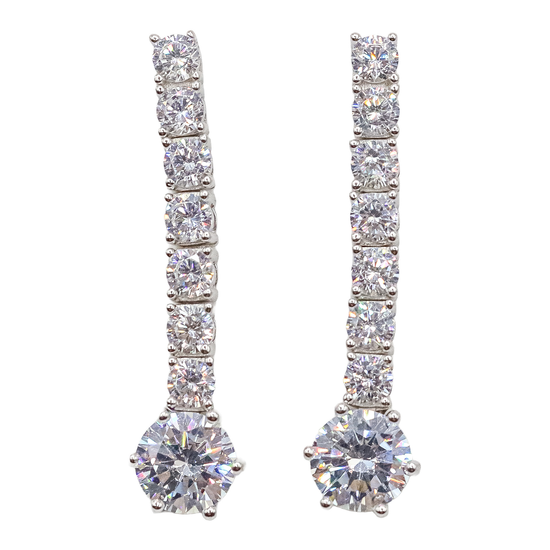 PENDIENTES LARGOS CON CIRCONITAS