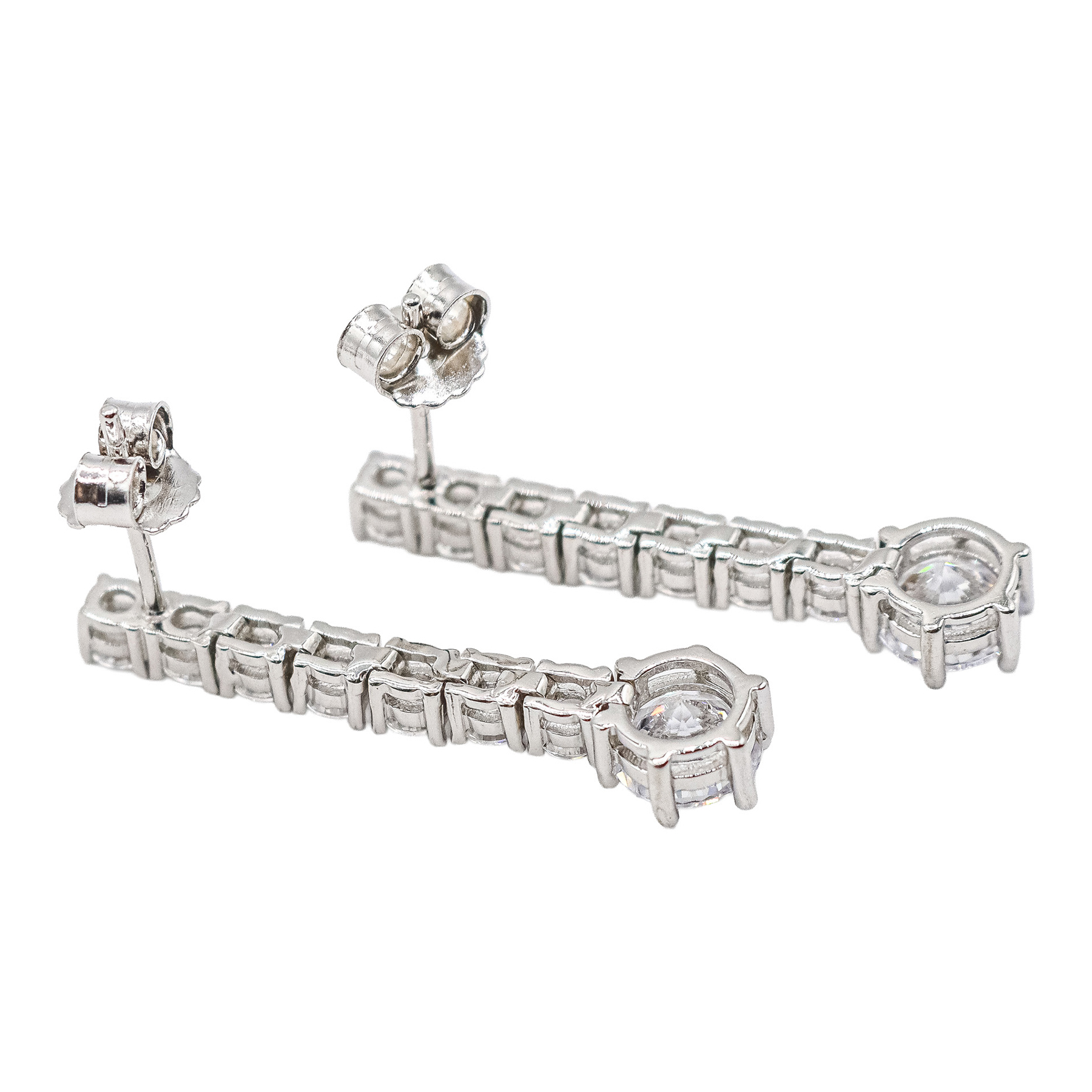 PENDIENTES LARGOS CON CIRCONITAS