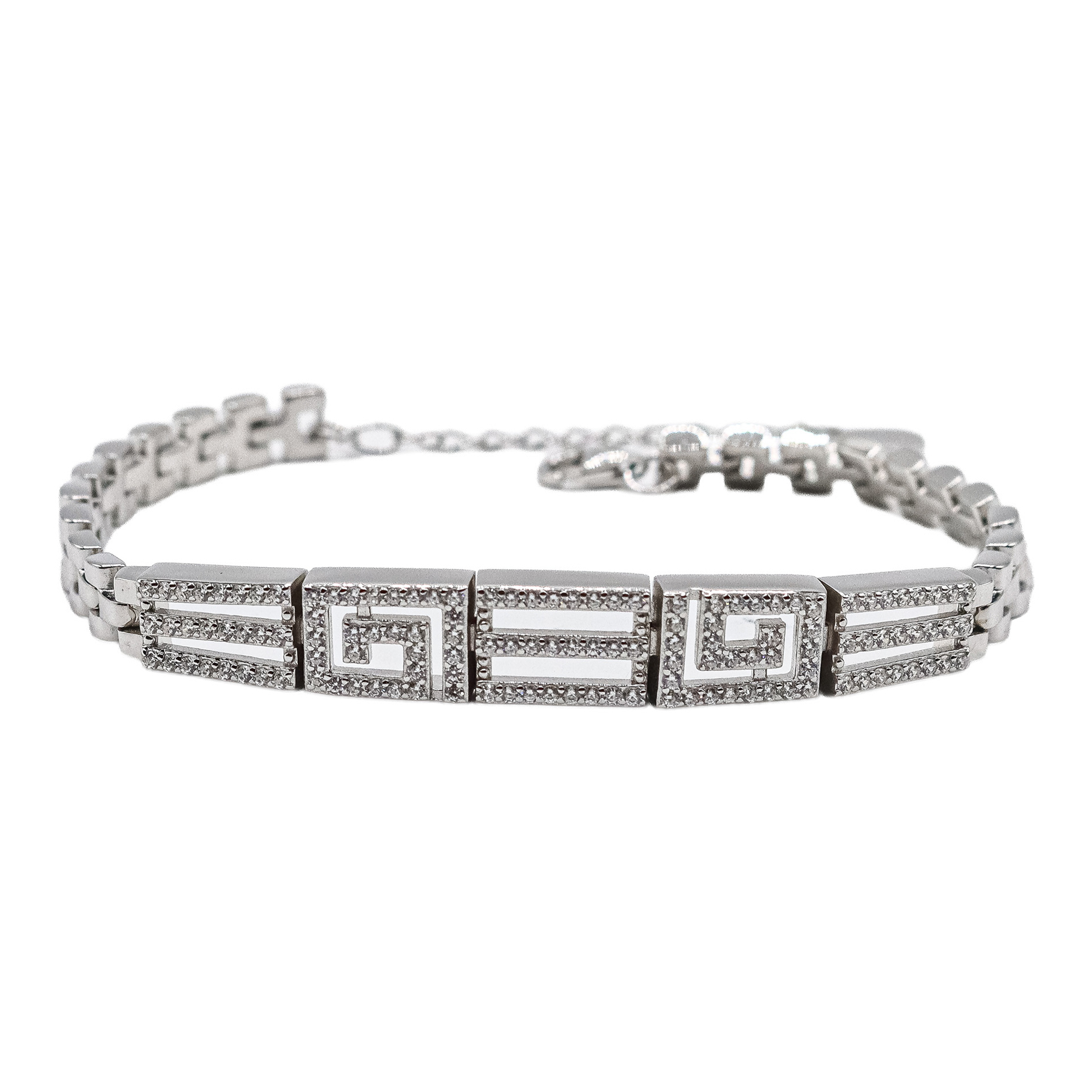PULSERA DE PLATA CON CIRCONITAS