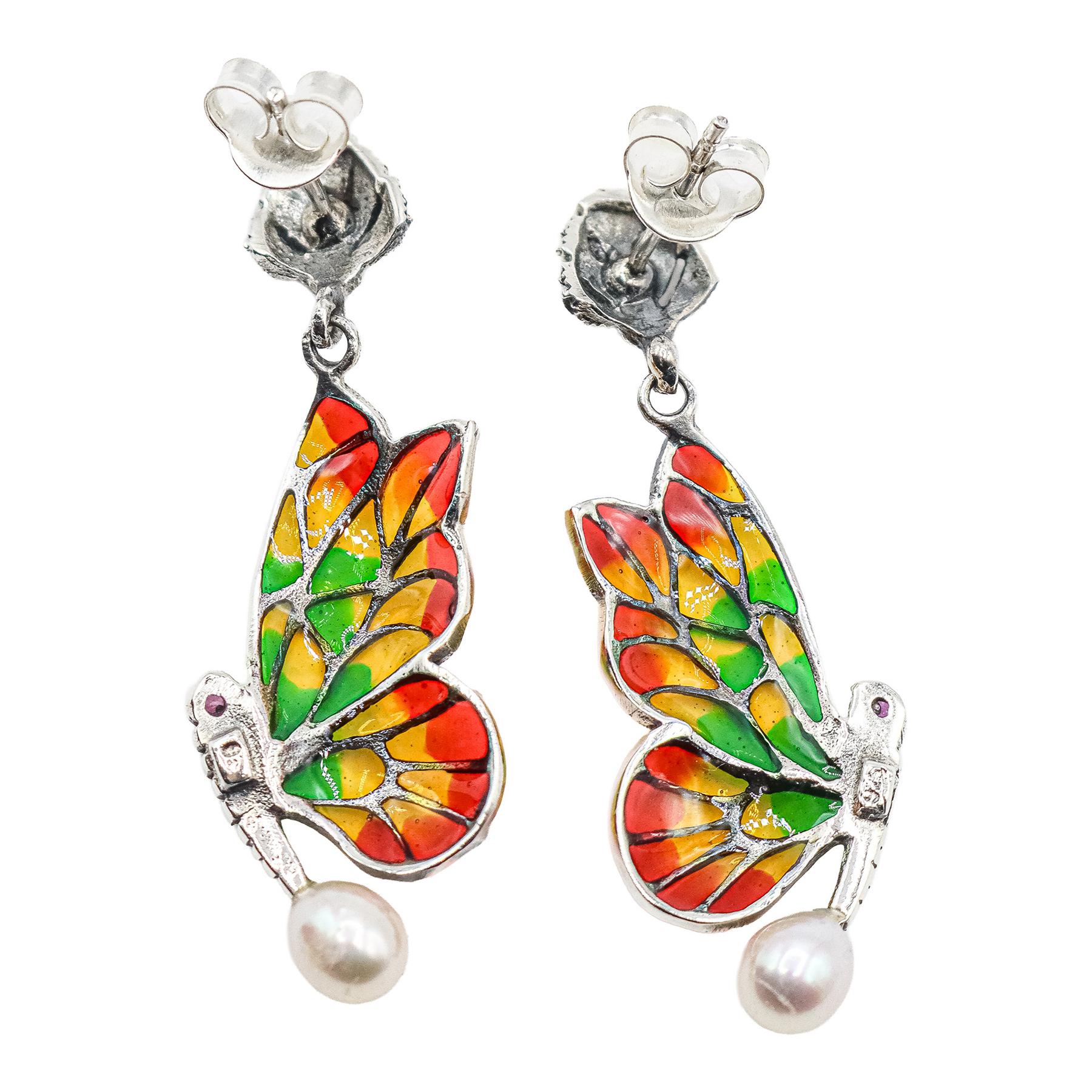 PENDIENTES MARIPOSA