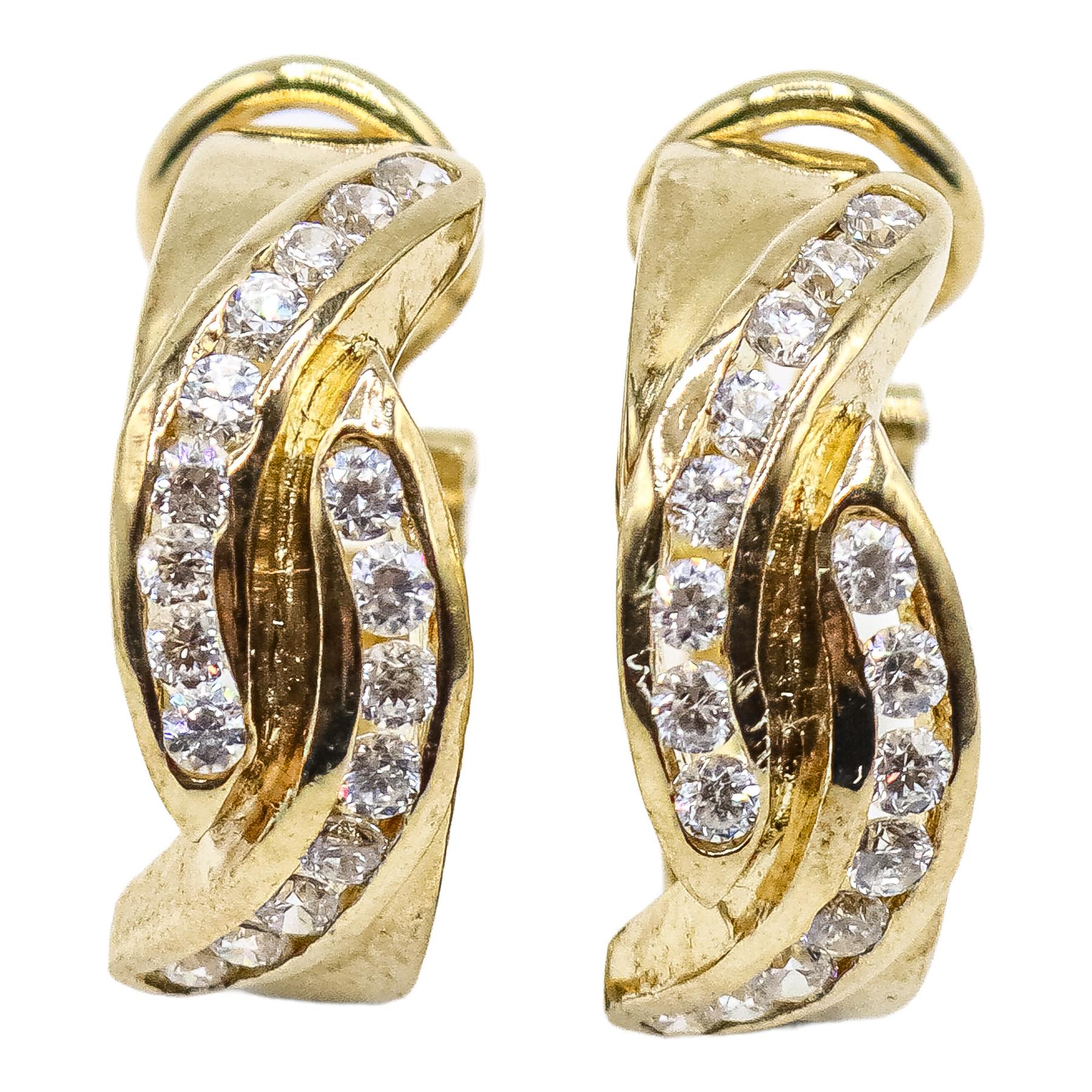 PENDIENTES DE PLATA CON CIRCONITAS