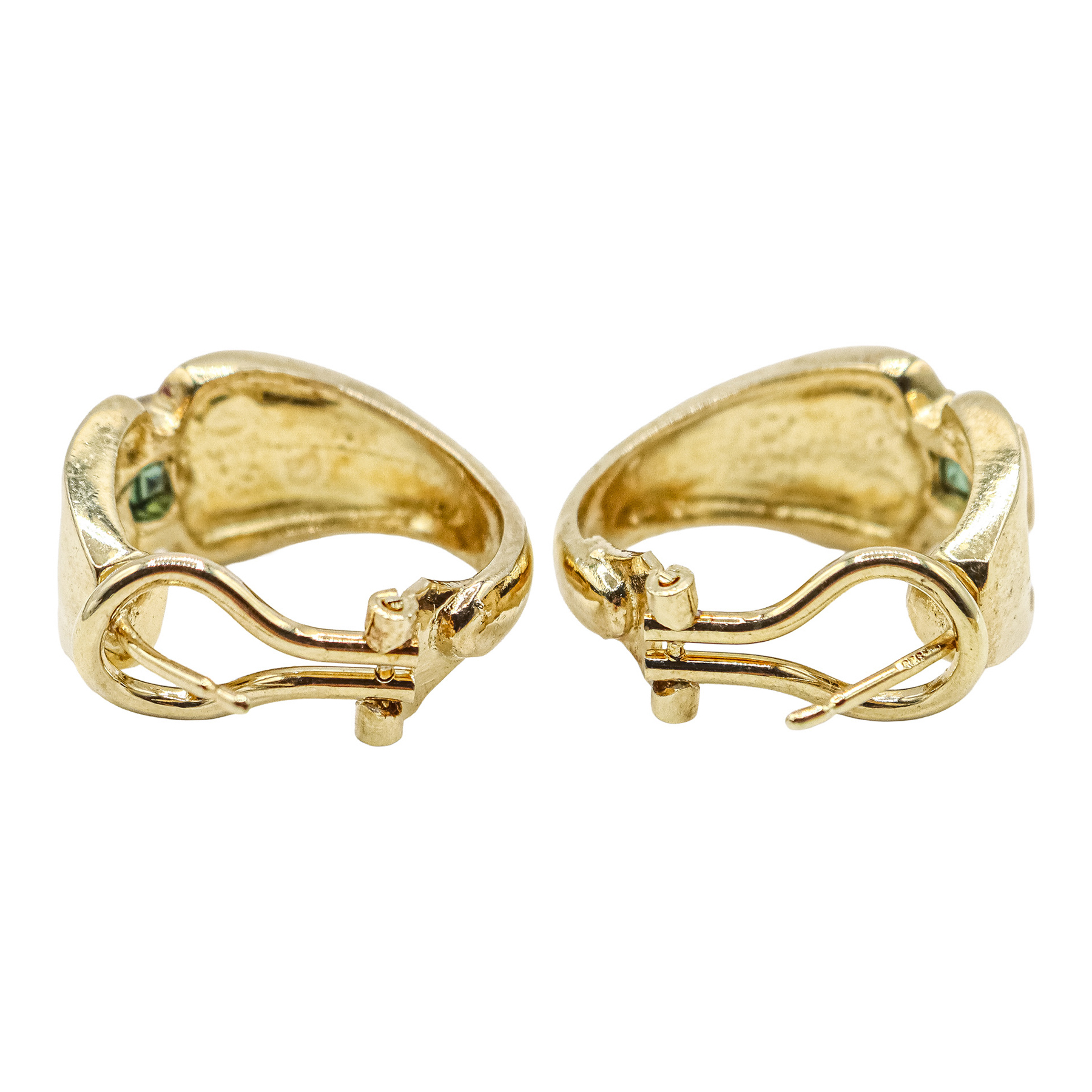 PENDIENTES DE PLATA CON CIRCONITAS DE COLOR