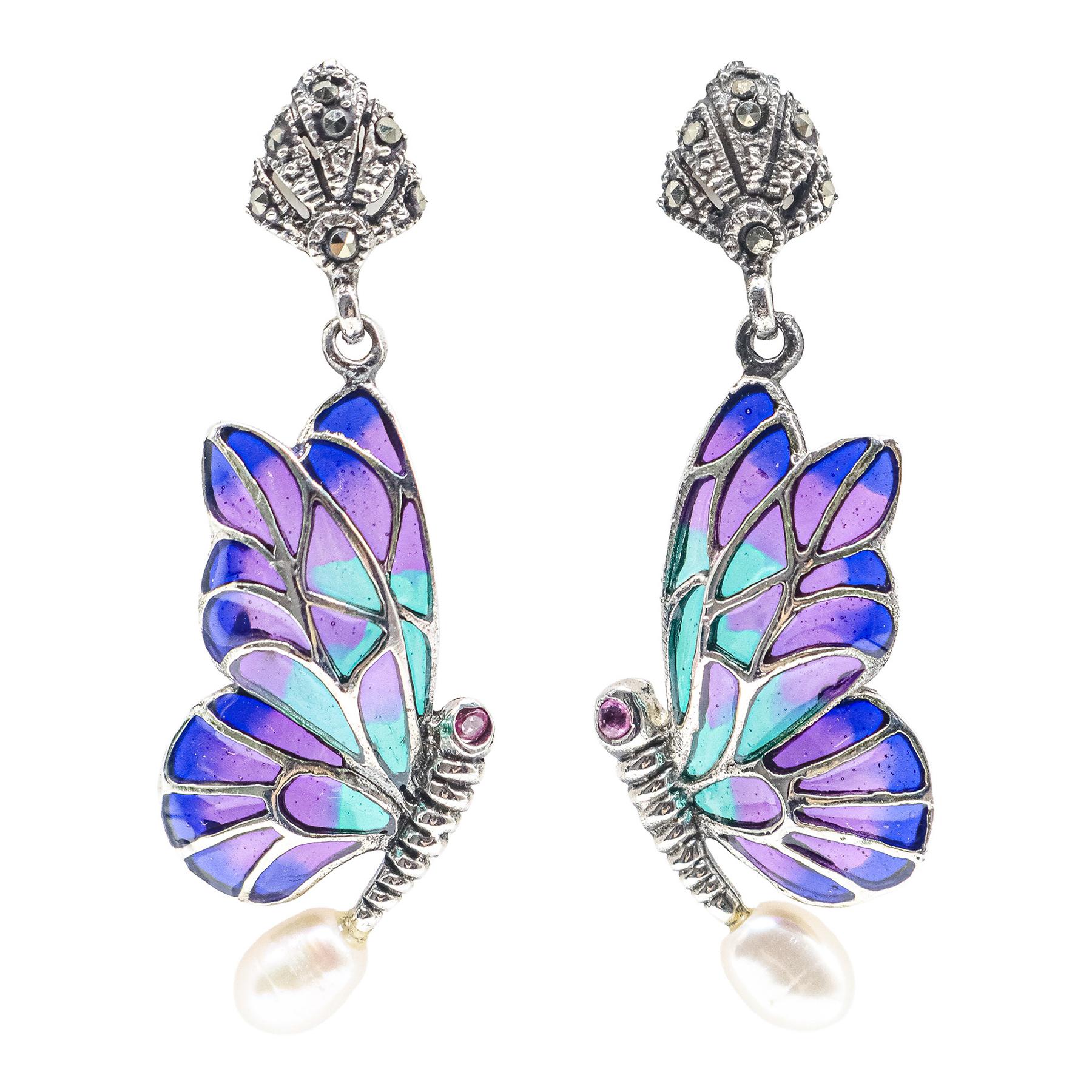 PENDIENTES MARIPOSA