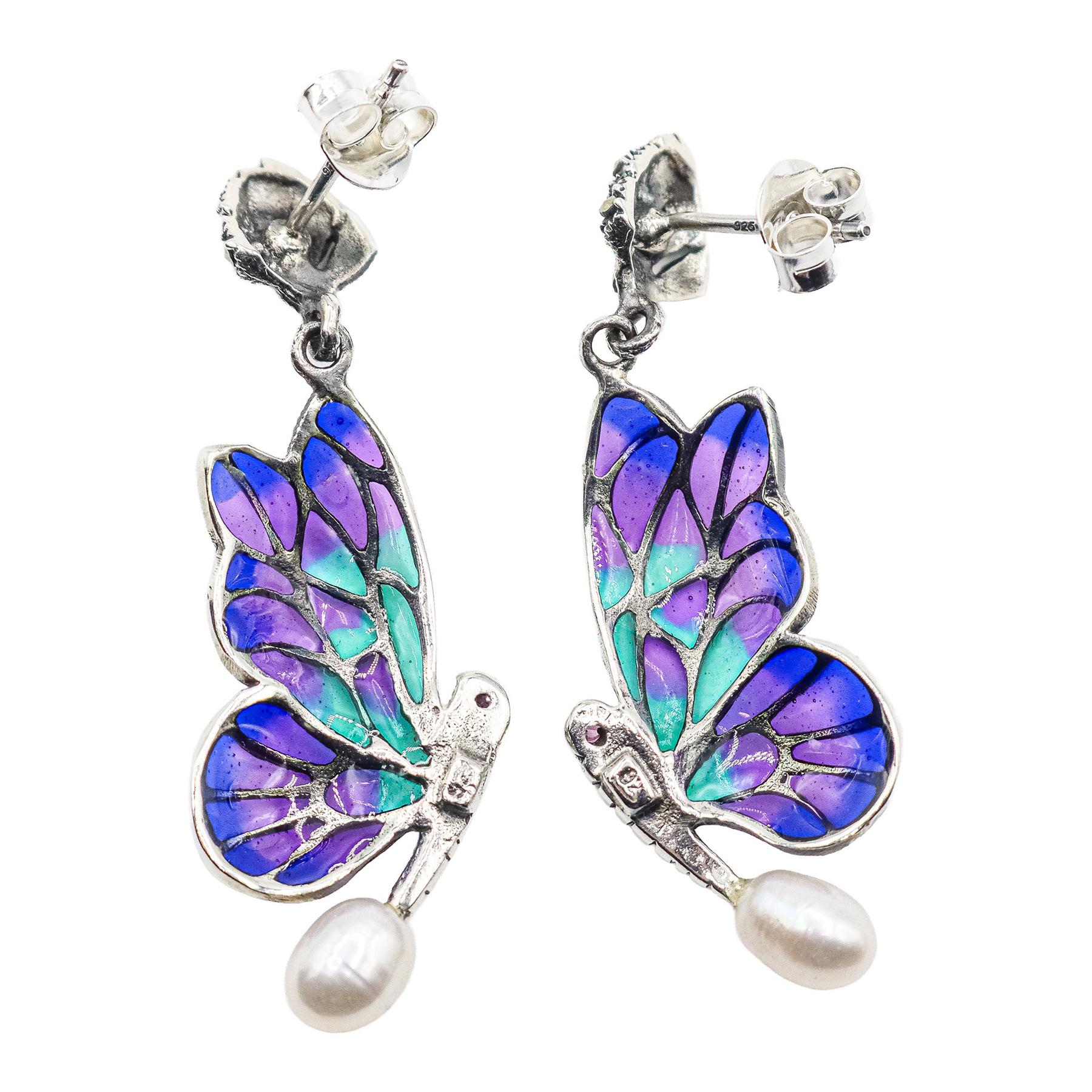 PENDIENTES MARIPOSA