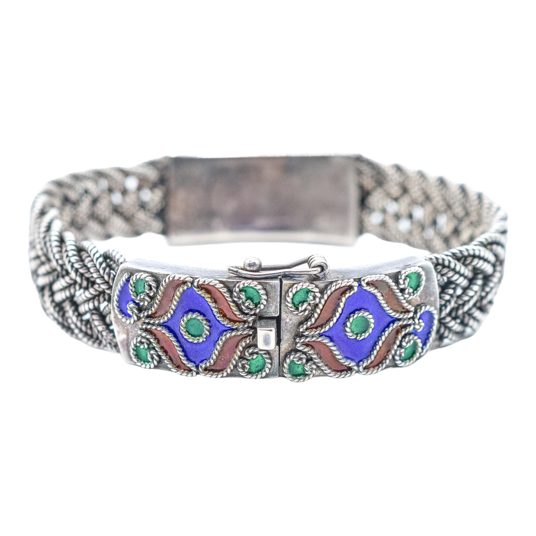 PULSERA ESCLAVA CON ESMALTES