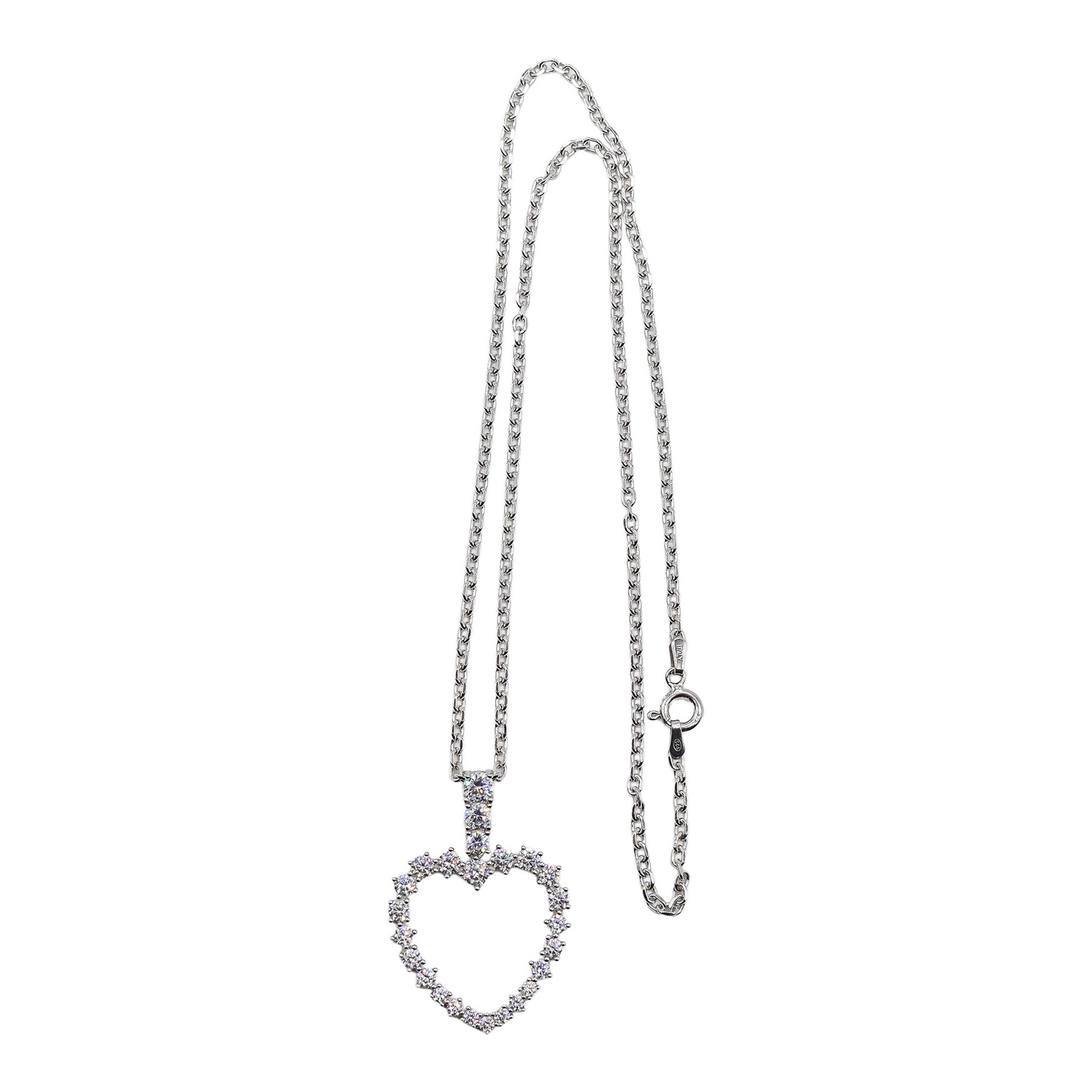 COLGANTE CORAZÓN DE PLATA