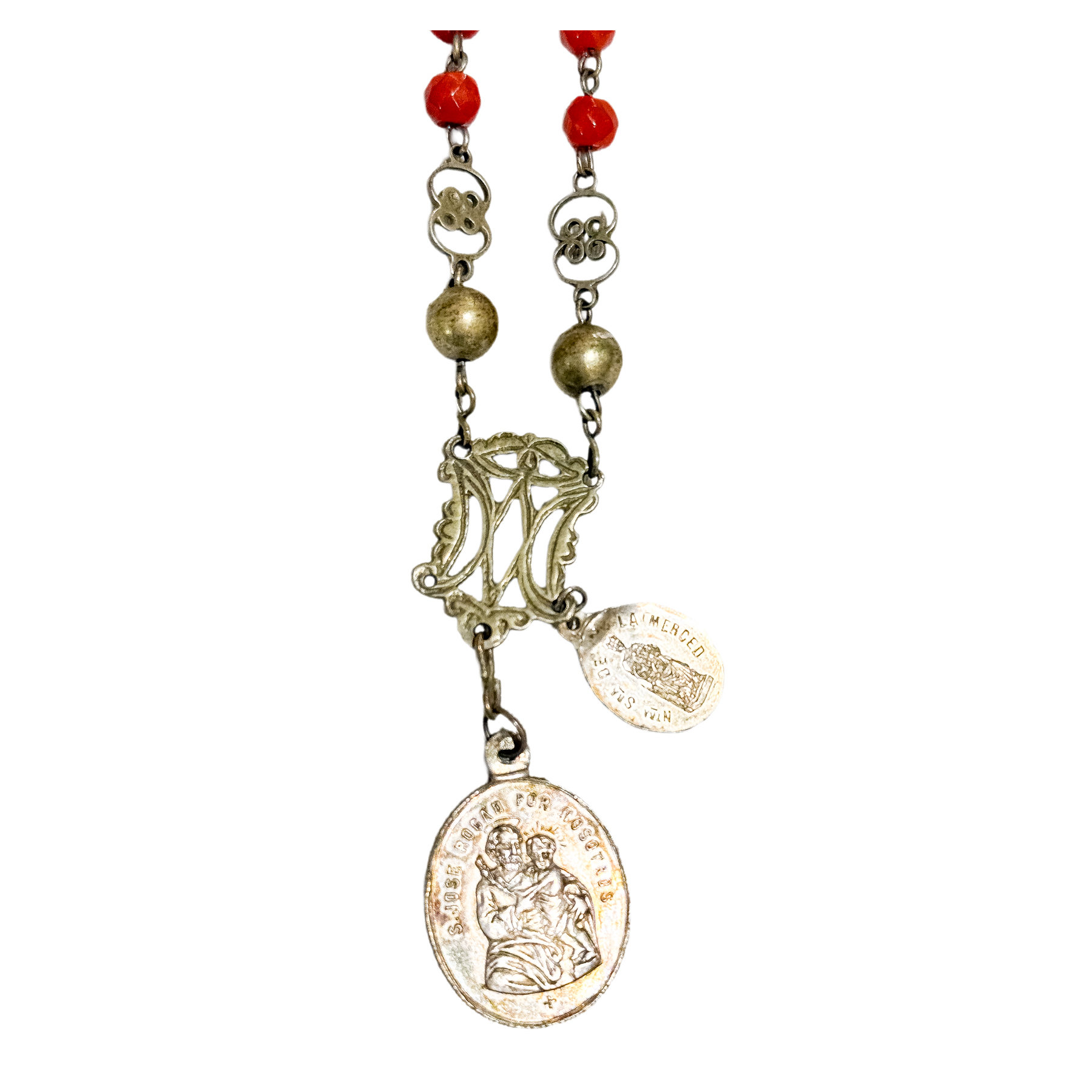 ROSARIO DE PLATA DE FINALES DEL SIGLO XIX