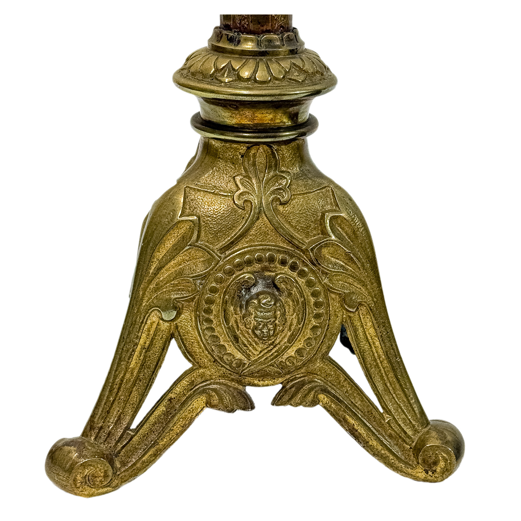 PAREJA DE CANDELEROS DE IGLESIA