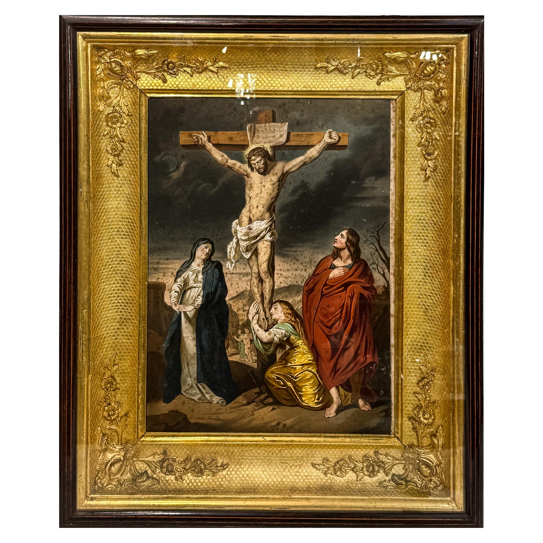 LITOGRAFÍA ENMARCADA DEL S.XIX