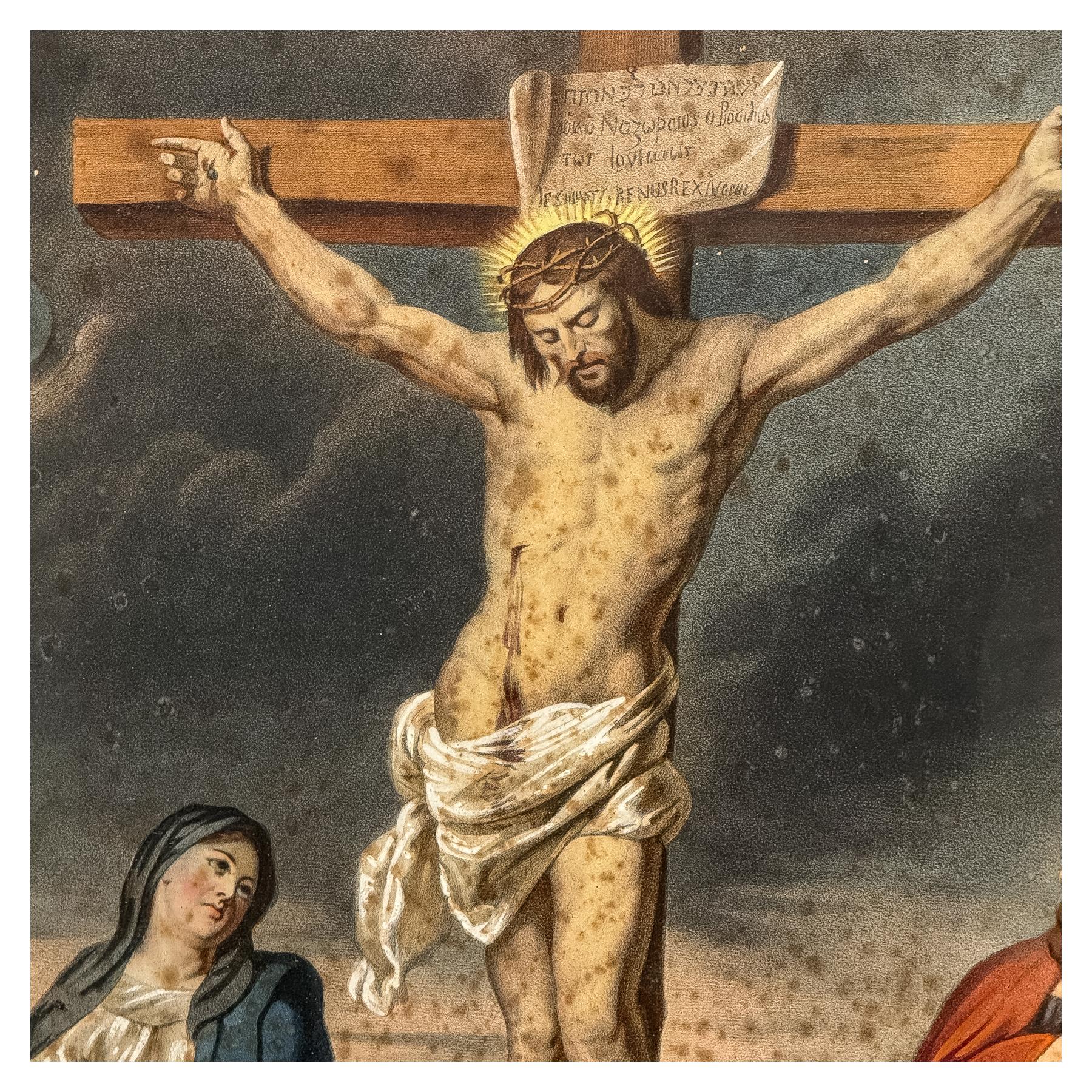 LITOGRAFÍA ENMARCADA DEL S.XIX