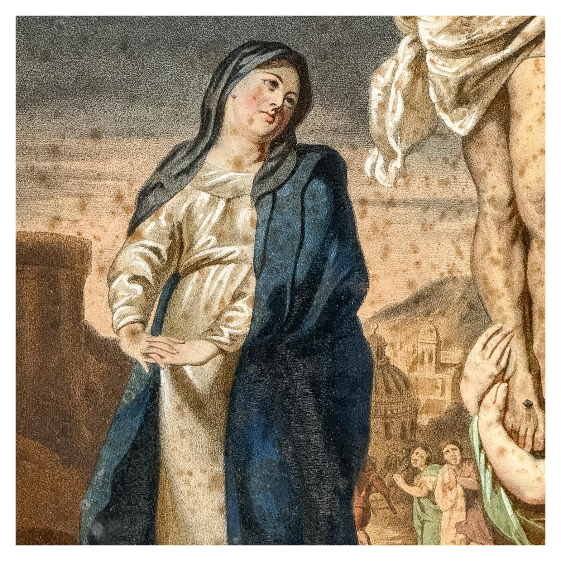 LITOGRAFÍA ENMARCADA DEL S.XIX