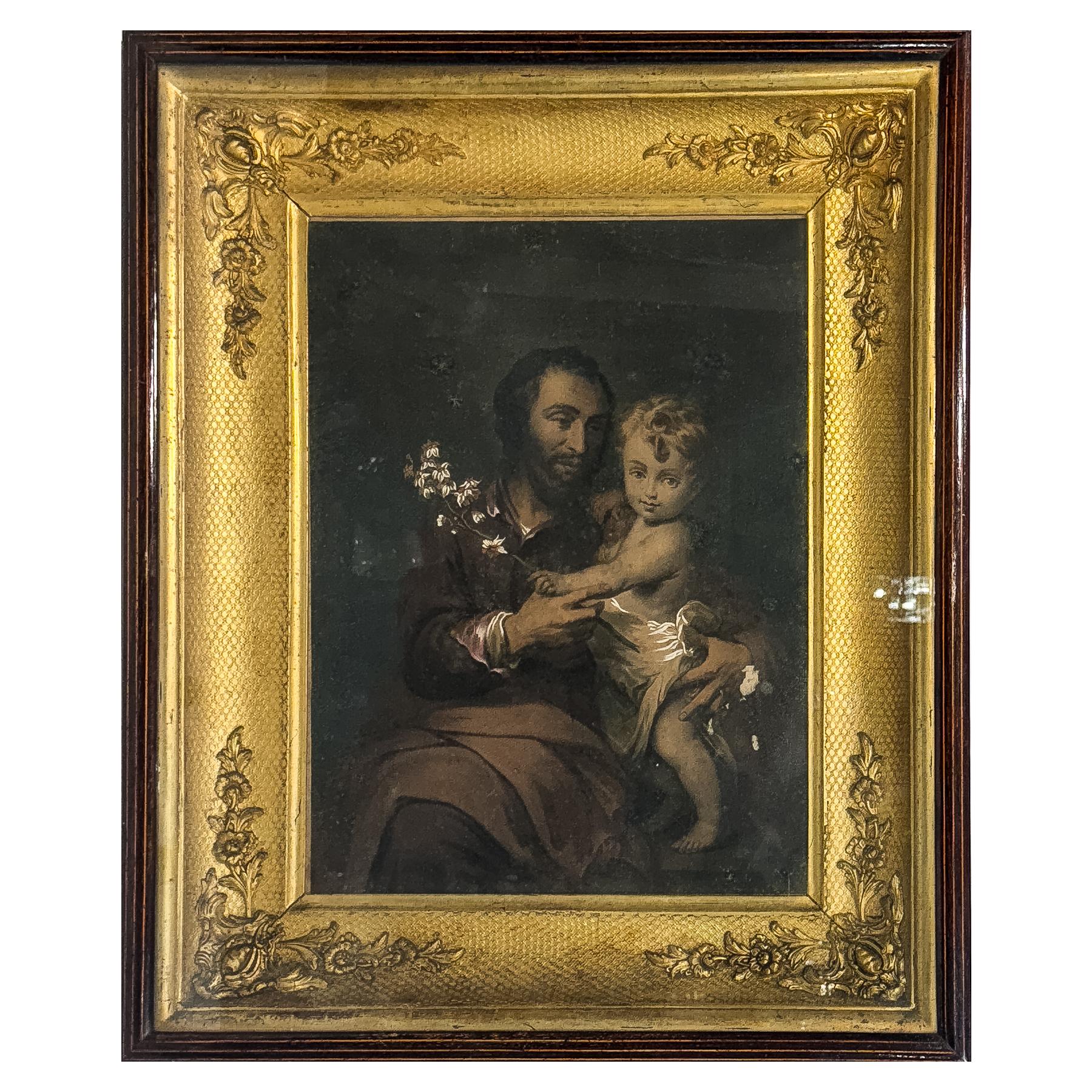 LITOGRAFÍA DEL S.XIX ENMARCADA 