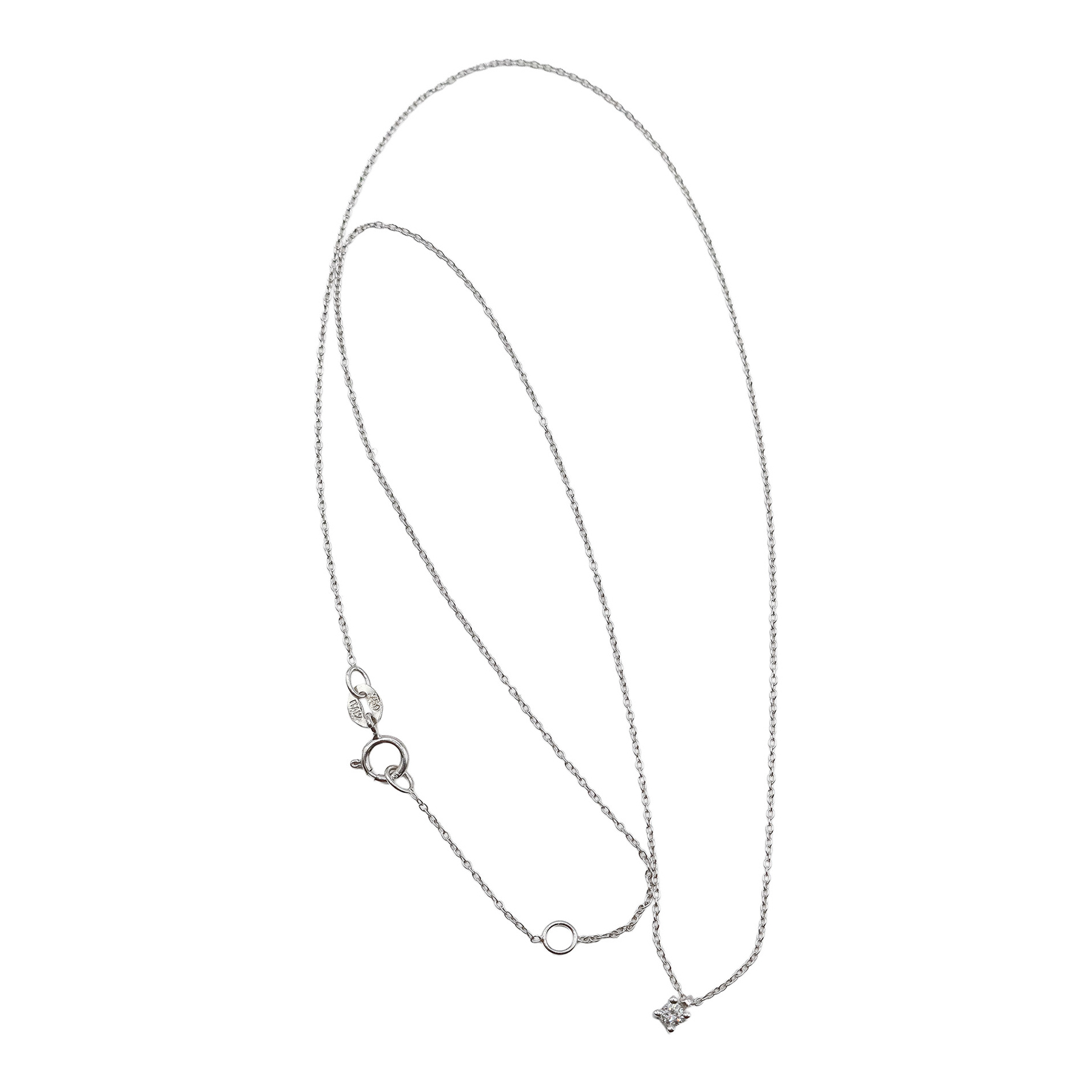 GARGANTILLA SOLITARIO CON BRILLANTE