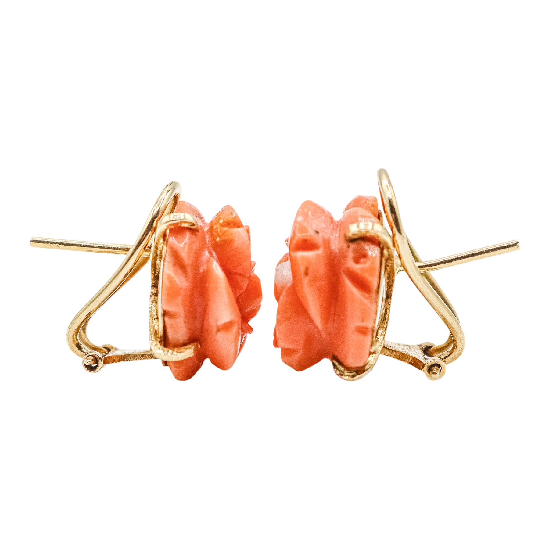 PENDIENTES ROSAS DE CORAL