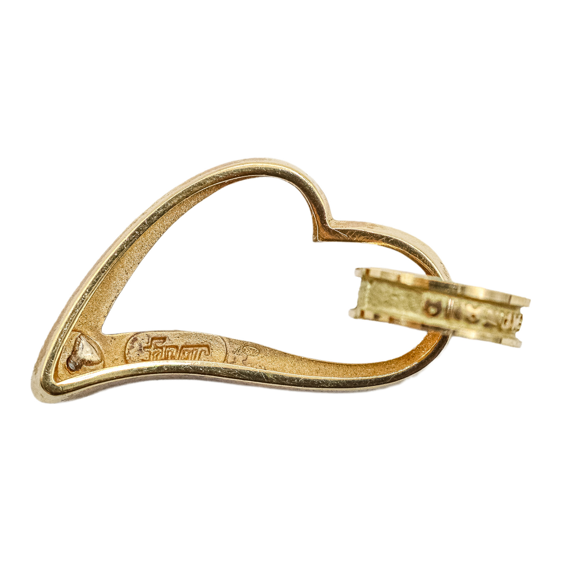 COLGANTE CORAZÓN CON BRILLANTE