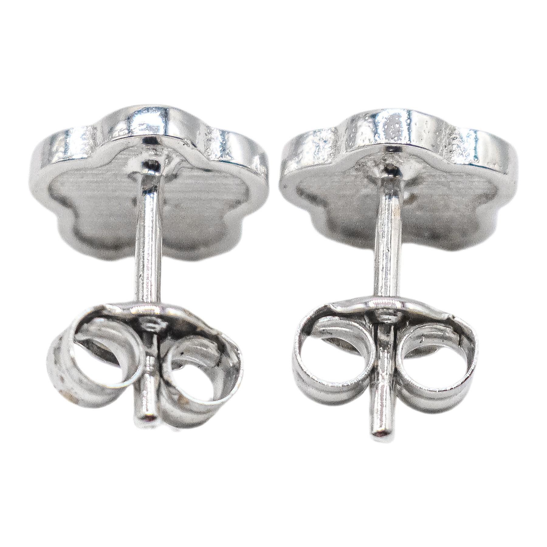 PENDIENTES FLOR CON BRILLANTES