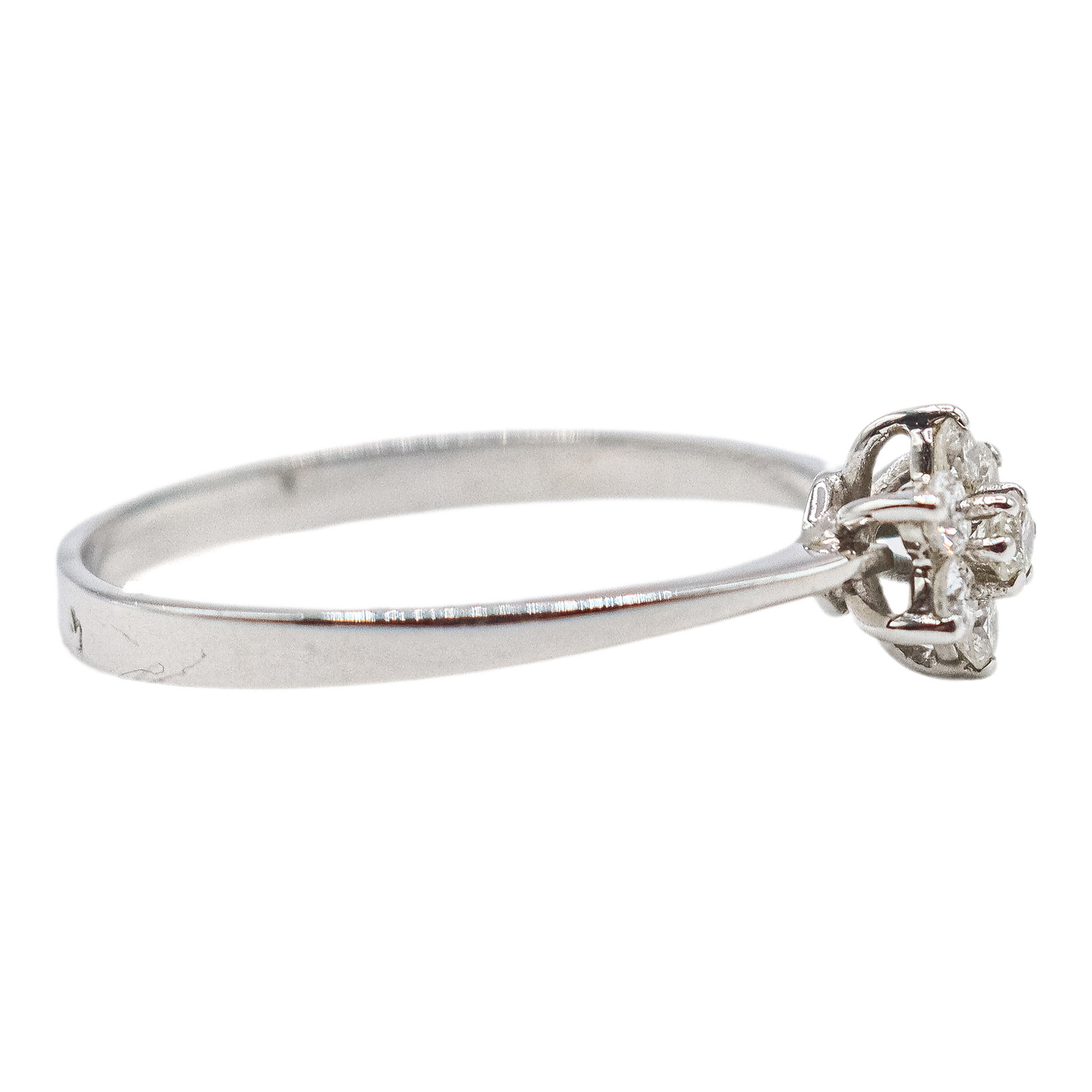 ANILLO ROSETÓN CON BRILLANTES