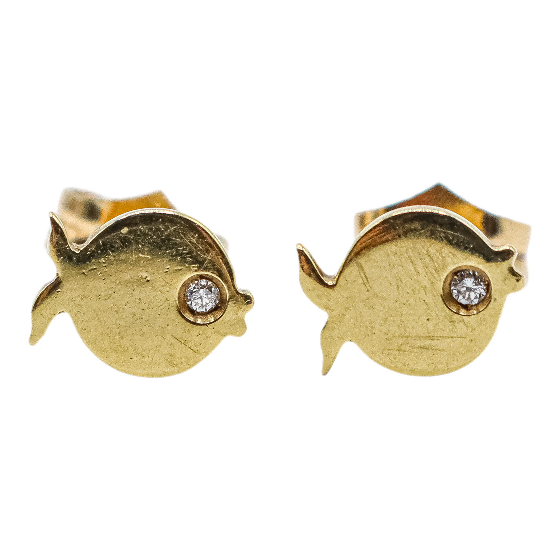 PENDIENTES PECES CON BRILLANTES