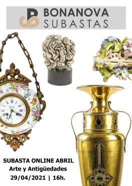 SUBASTA ONLINE DE ABRIL 2021
