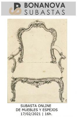 SUBASTA ESPECIAL DE MUEBLES Y ESPEJOS