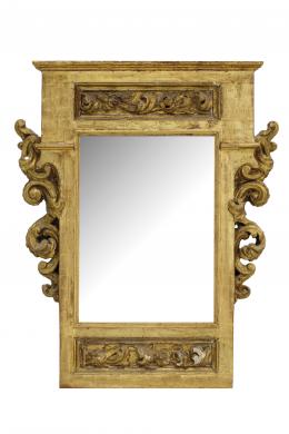 Espejo pieza de retablo dorada S. XVII - XVIII