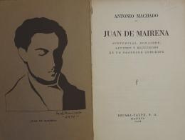 Machado. Juan de Mairena