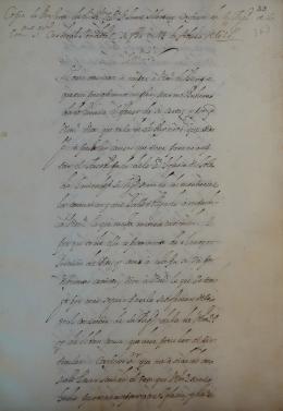 Copia de carta de Fr Juan Martínez, confesor real