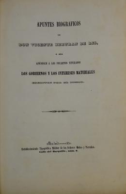 Vicente Bertrán de Lis. Apuntes biográficos