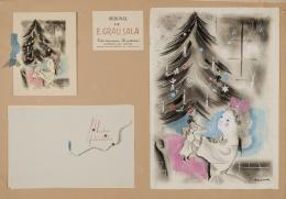 Emilio Grau Sala. Felicitación de Navidad