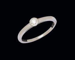 Anillo de oro Aristocrazy con diamante 0,12 cts