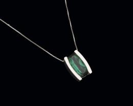 Colgante turmalina verde 4,50 cts