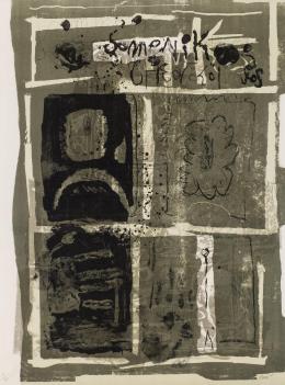 Antoni Clavé. Bleu, Gris et Noir