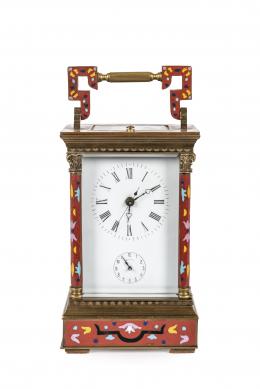 Reloj despertador de carruaje chinesco S. XIX