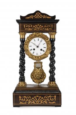 Reloj de tipo Portico Napoleon III S. XIX