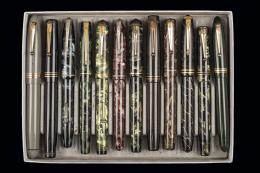 12 Plumas inglesas vintage, distintas marcas