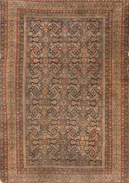 Alfombra oriental Hamadan. Circa 1900