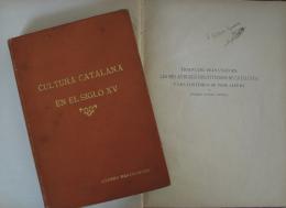 Cultura Catalana. Constituciones Catalunya. 2 v.