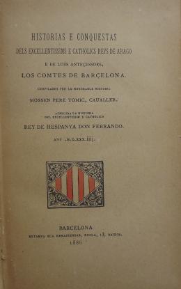 Historias e conquestas... Comtes de Barçelona