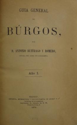 Guía general de Burgos. Firmas de Cecilio Pla