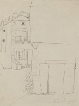 Eduardo Santonja. 3 dibujos ilustración y paisaje