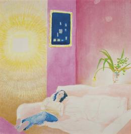 Enrique Vara. Elena durmiendo la siesta