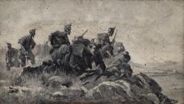 Eduardo Banda y Pineda. Escena de guerra