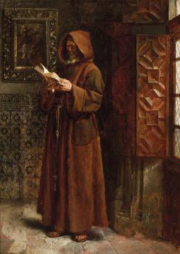 Ignacio León y Escosura. Monje franciscano