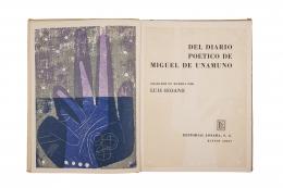 "DEL DIARIO POÉTICO DE MIGUEL DE UNAMUNO".- Grabad