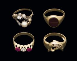 Lote de anillos 113,25 gr